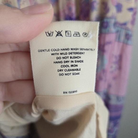 Spell Portobello Road Strappy Mini Dress in Lavender size M - Picture 8 of 8